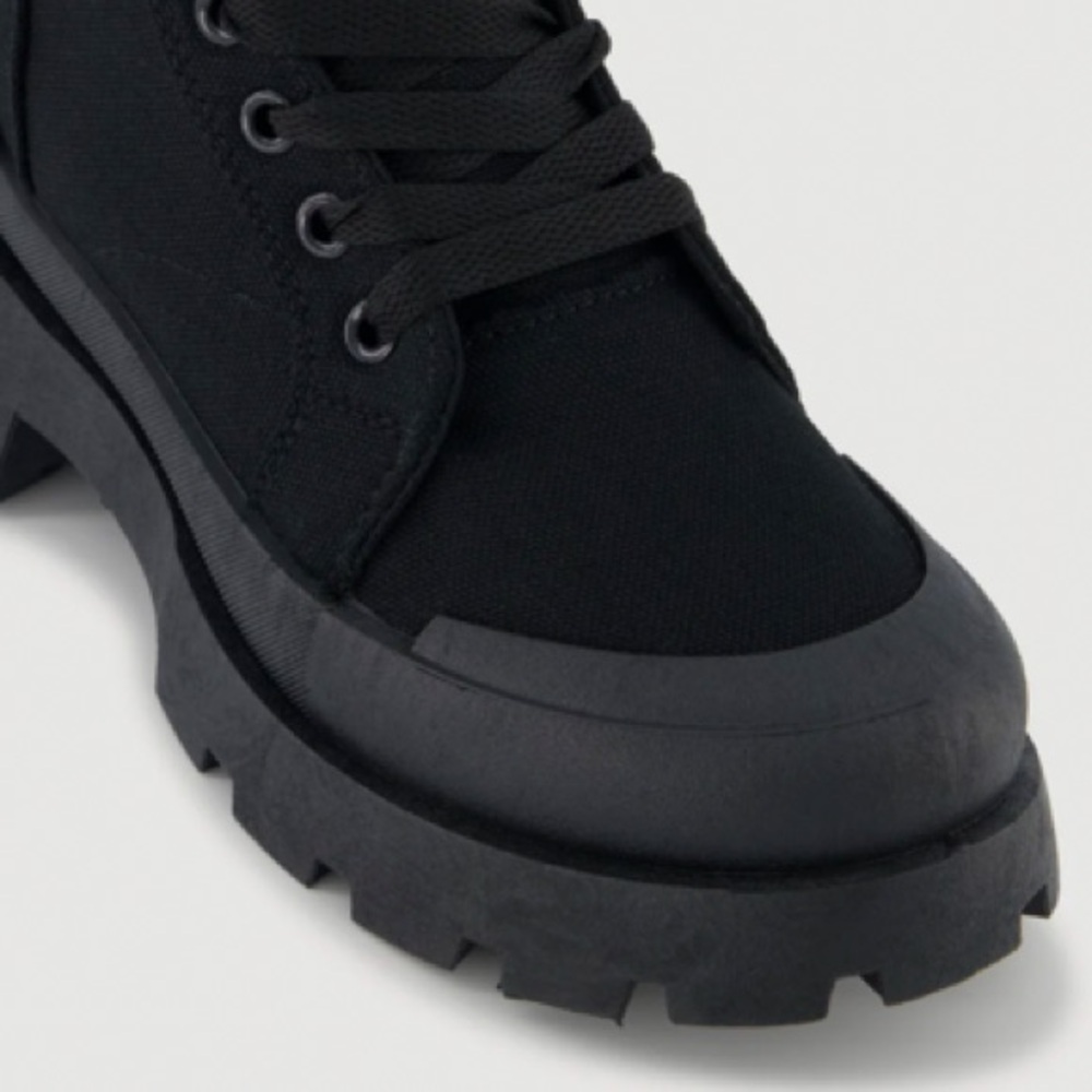 Women’s Black Combat Lace-Up Boots•12 - Picture 6 of 9